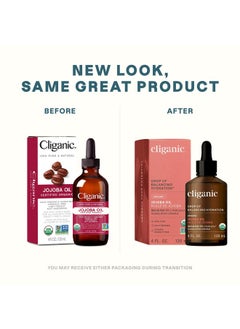 Cliganic Cliganic USDA Organic Jojoba Oil, 100% Pure (4oz Large) | Natural Cold Pressed Unrefined Hexane Free Oil for Hair & Face | Base Carrier Oil | Cliganic 90 Days Warranty  - Image 2