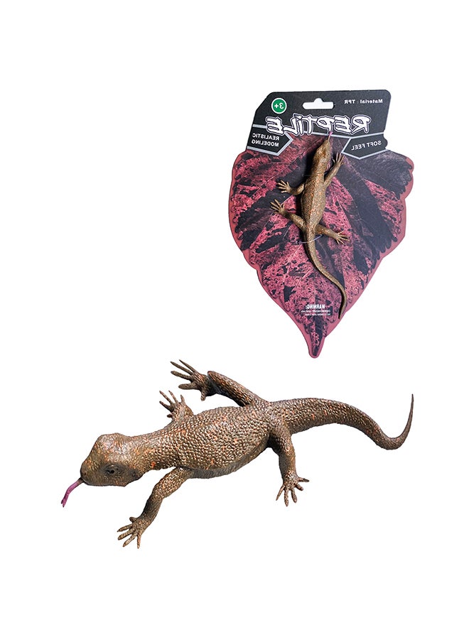 Galaxy Toys - Galaxy Mexican Mole Lizard Toy - Realistic Bipes Biporus Figurine with Elongated Body And Clawed Limbs | Pinkish-Brown Burrowing Reptile Model for Kids - Image 1