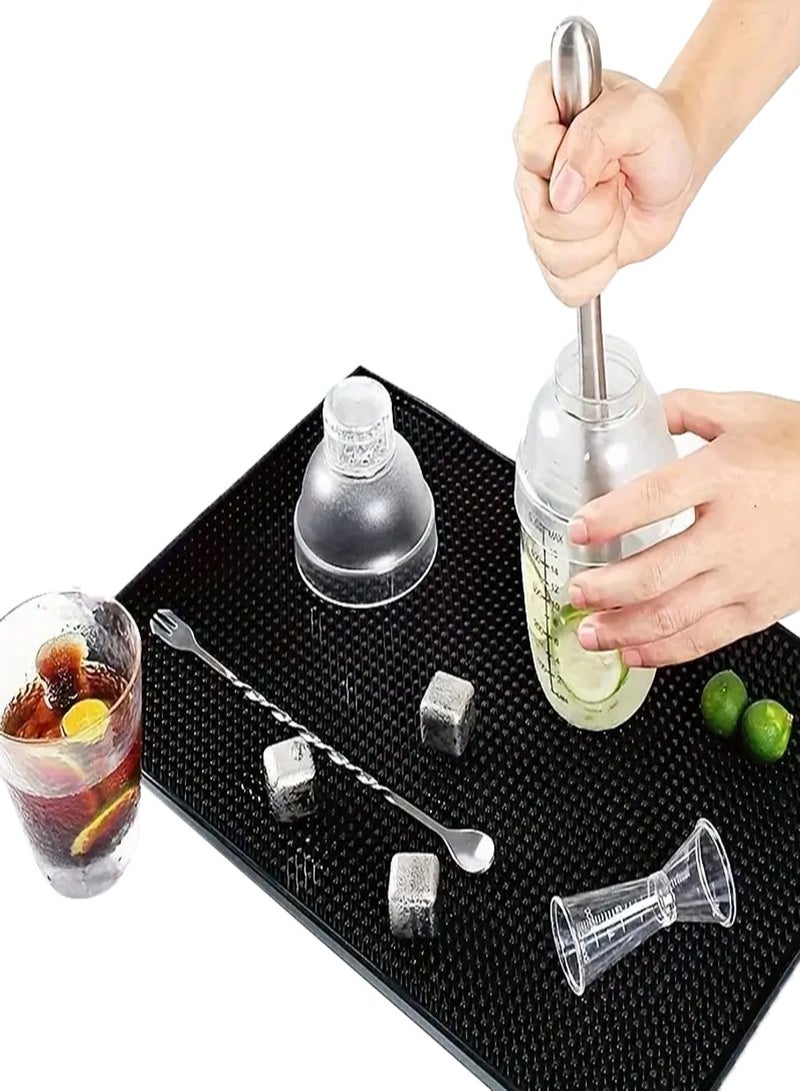 Coffee Spill Mat, Heat Resistant Coffee Coaster, Durable and Stylish Cup Mat for Kitchen Counter(45x30cm)  - Image 1