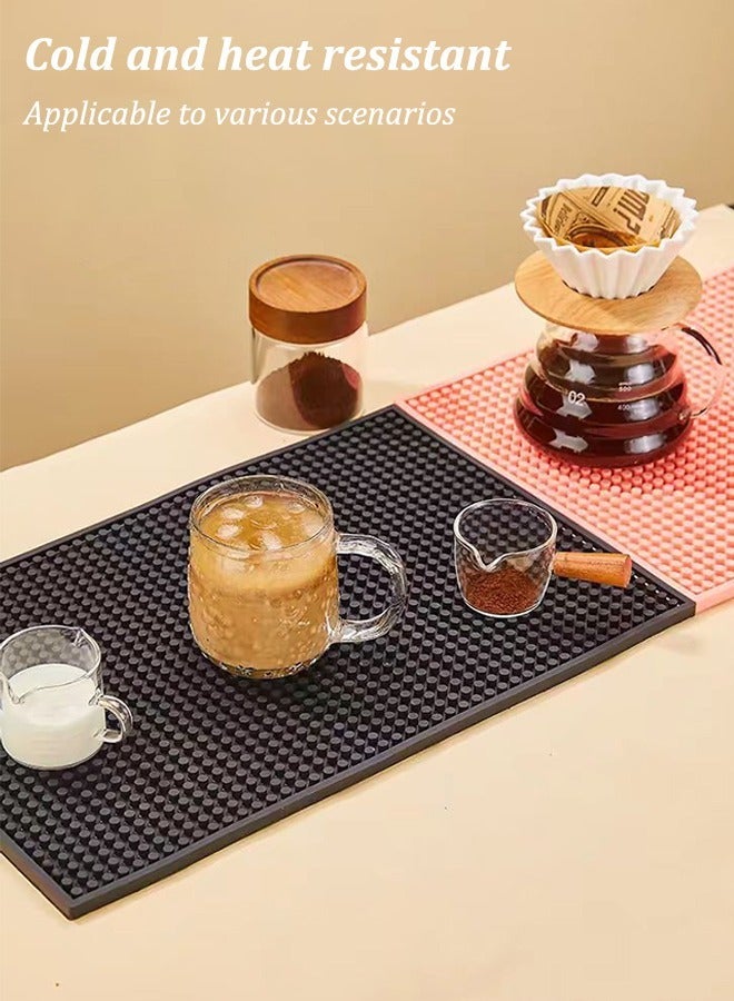 Coffee Spill Mat, Heat Resistant Coffee Coaster, Durable and Stylish Cup Mat for Kitchen Counter(45x30cm)  - Image 2