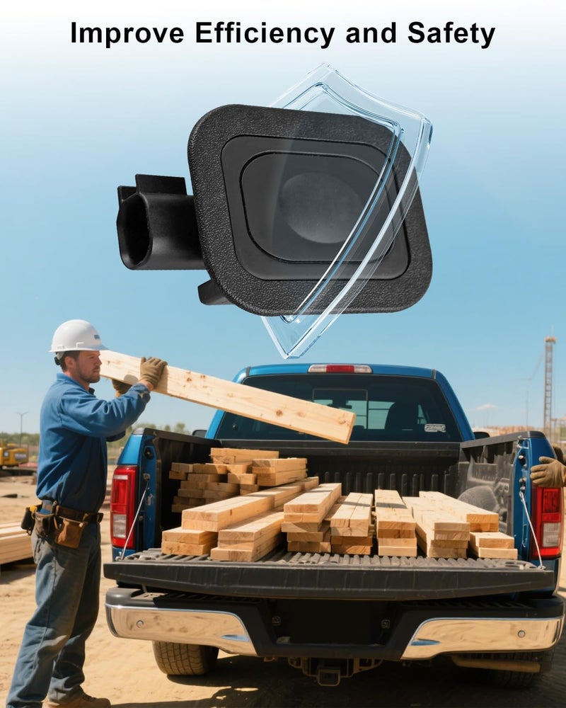 QAGGUM Rear Cargo Bed Light Switch Fit for Ford F150 2015-2023 F250 F350 F450 F550 Super Duty 2017-2023 Replace FL3Z-9C888-B 926-521 SW7733 - Image 4