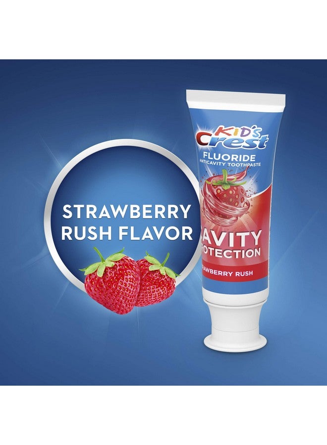 كرست معجون أسنان للأطفال بالفلورايد لحماية التسوس، بنكهة الفراولة، 4.2 أونصة - Image 5