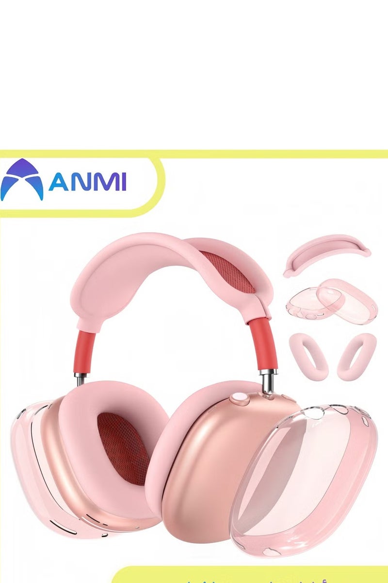 Anmi Anmi Silicone Headphone Case ,Pertain For AirPods Max Headphones, Anti Scratch，Sweat Proof,3 in 1 Ear Pad Covers/Ear Cups Cover/Headband Cover