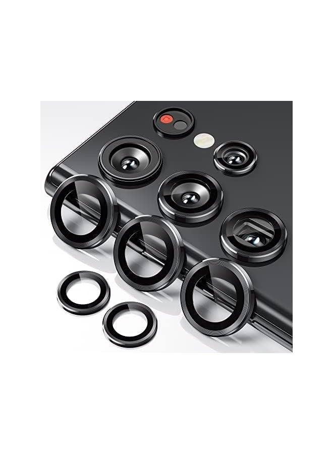 PROMASS Camera Lens Protector for Galaxy S22 Ultra, Scratch-Proof, Drop-Proof Alloy Phone Screen Camera Cover Protection for 6.8'' Accessories - Black - Image 1