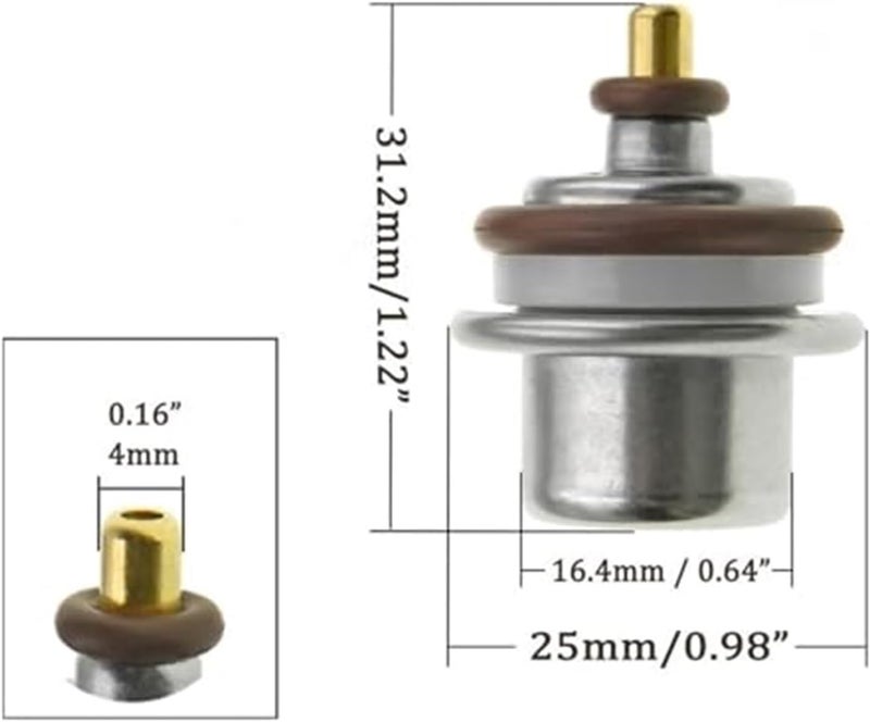 Wivplex Fuel Injection Pressure Regulator for Mazda 2 1.5L L4 - Image 2