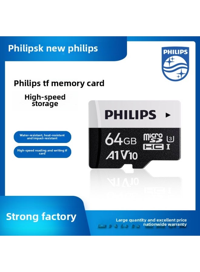 Philips Philips Tf Card 32g Mobile Phone 128g Camera 64g Memory Card Direct Sales-Color:black-Capacity:128GB
