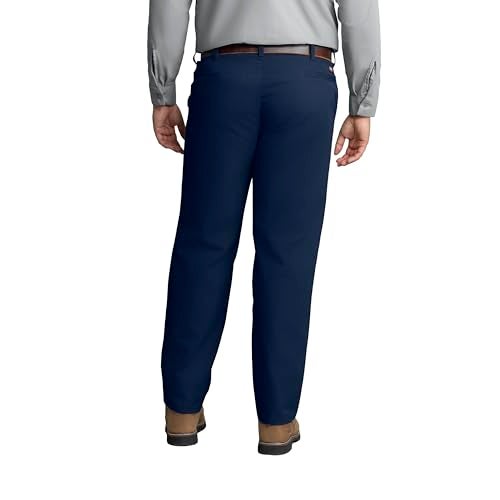 Red Kap Men's Stain Resistant, Flat Front Work Pants, Navy, 34W x 32L - Image 2