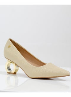 LAMARAPARIS Orchid pointy court on 6cm special circle heel nude  - Image 1