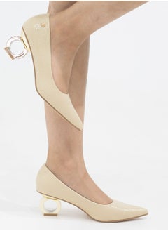 LAMARAPARIS Orchid pointy court on 6cm special circle heel nude  - Image 2