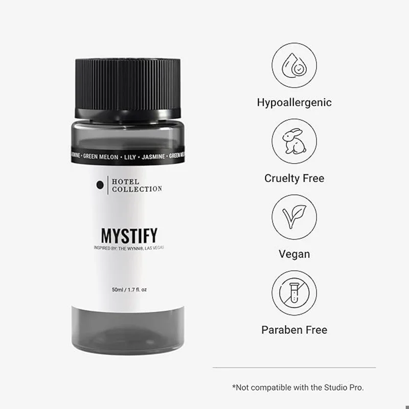 هوتيل كوليكشن Mystify Fragrance Oil Blend - Hotel Inspired for Luxury Essential Oil Diffusers - Aromatherapy Scent Diffuser Oil - Citrus, Green Melon, and Raspberry - 50 mL, 1.7 fl oz