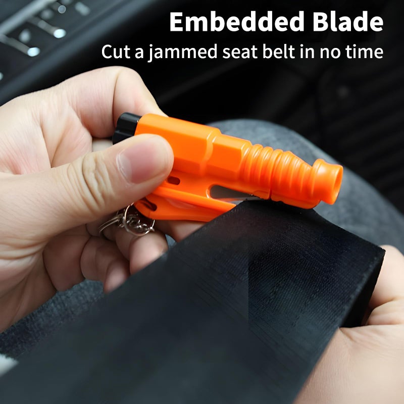 LECART 16 Pcs Car Escape Tools with Seatbelt Cutter Wimdow Breaker Whistle Keychain 3 in 1 Design Emergency Vehicle Safety Tool Must Have for Car Owner - Image 5
