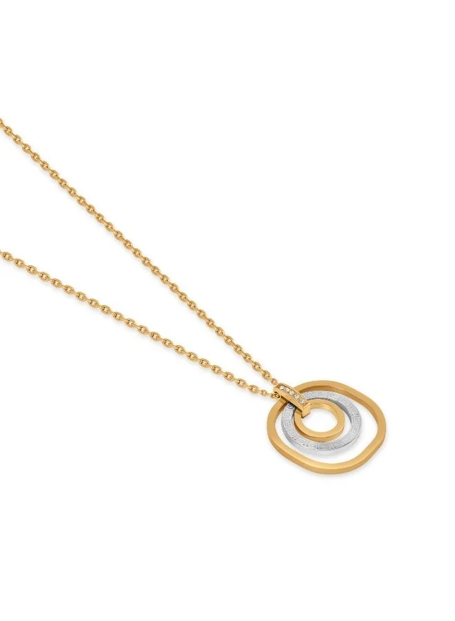 غاي لاروش Kim Gold Plated Pendant Necklace for Women