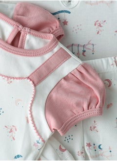 Elegant Kids Sunshine Sprinkles: Girls' Breezy Tee & Shorts Set Playful Prints & Summer Fun  - Image 2