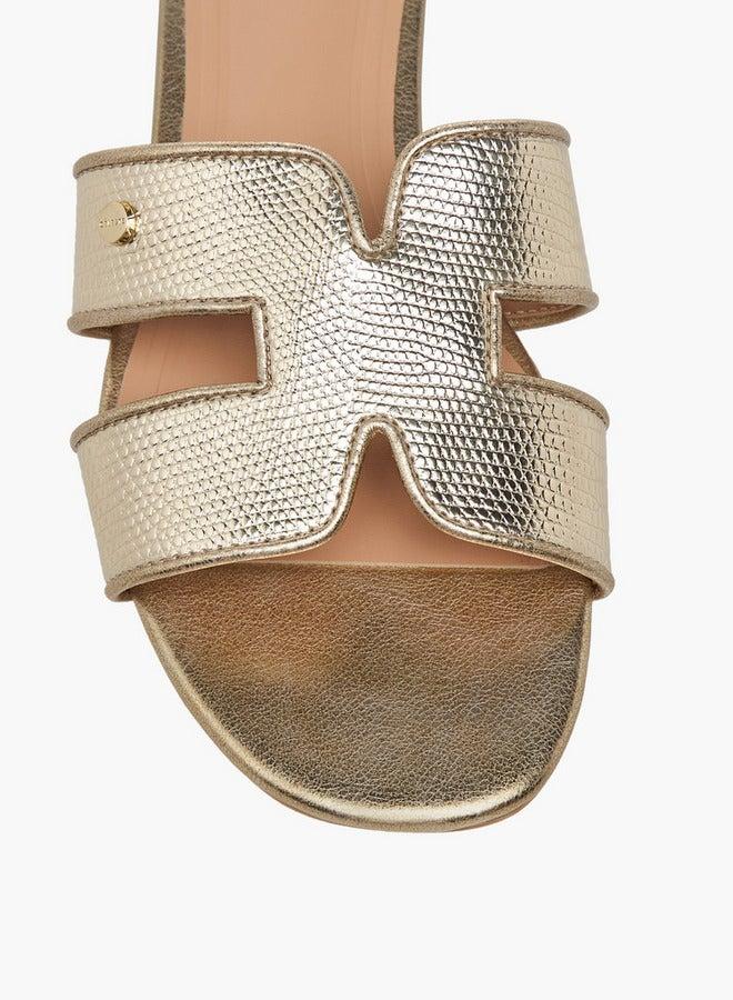 سيليست صنادل نسائية مسطحة سهلة الارتداء بنقوش - Image 4