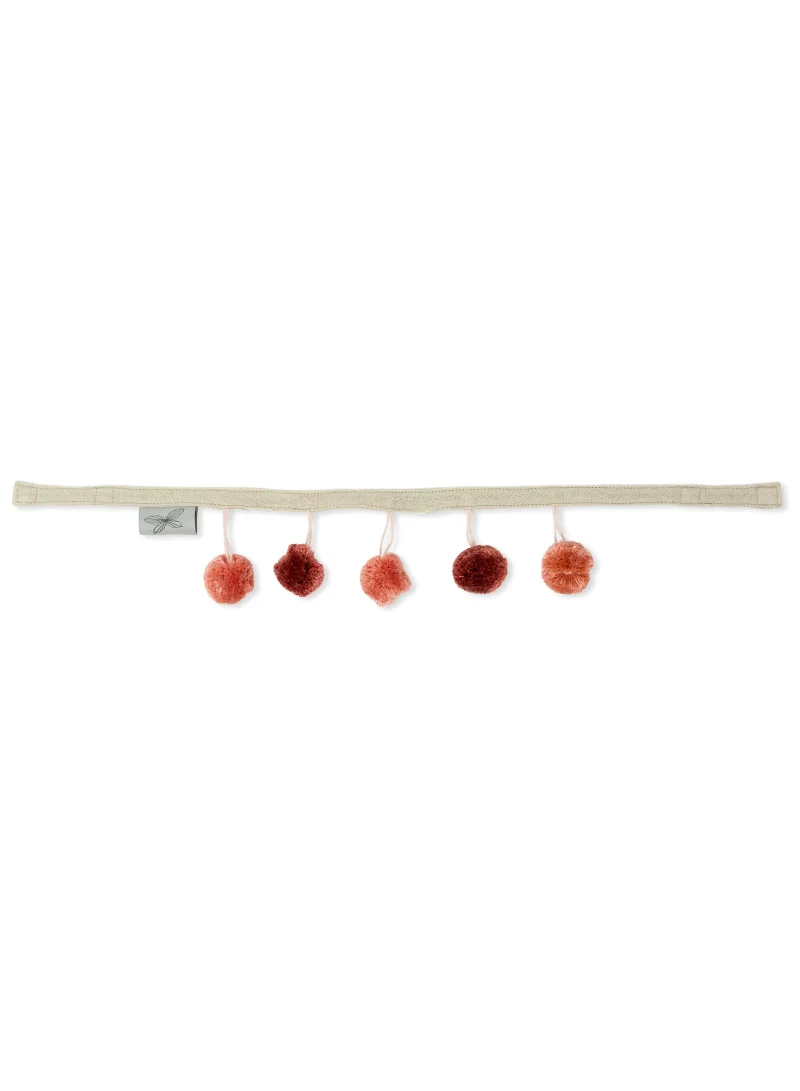 by ASTRUP Pram Chain Pompon - Rose