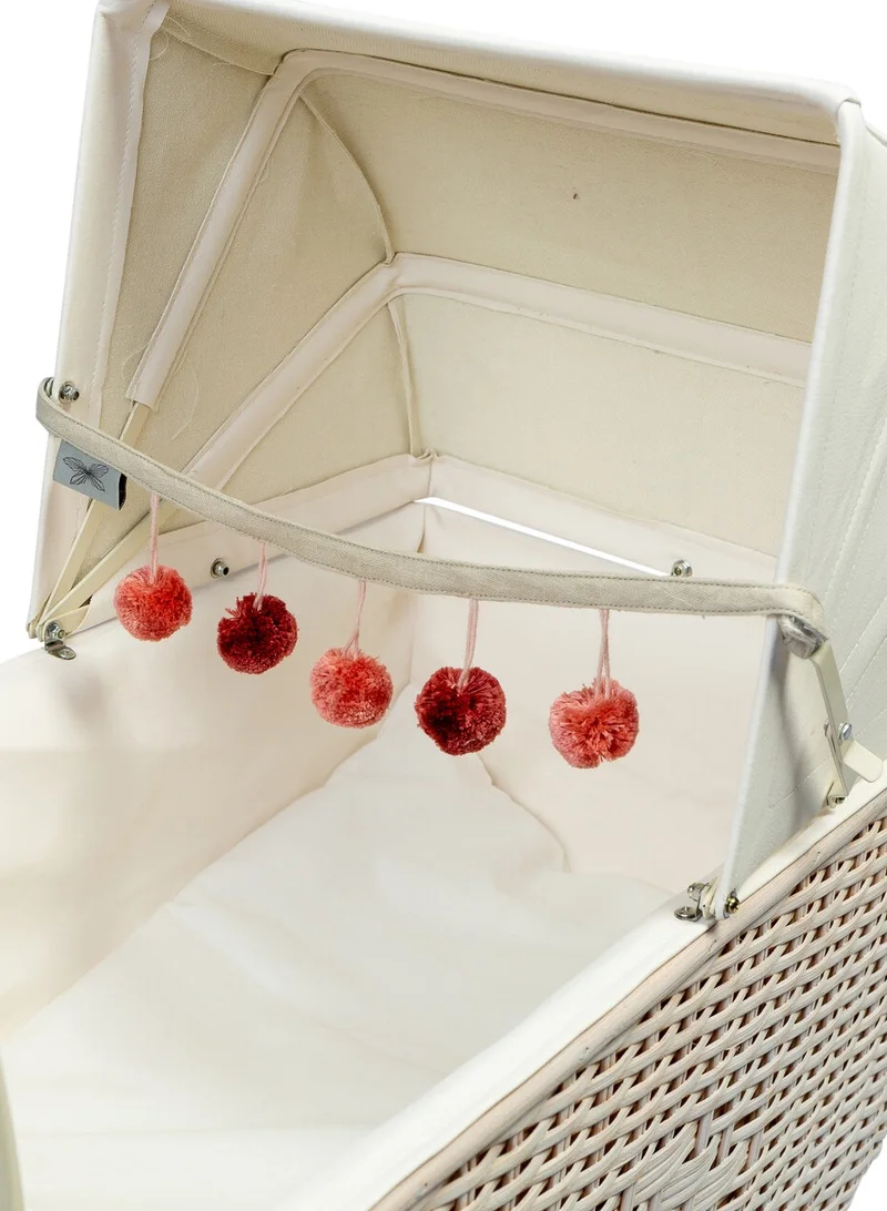 by ASTRUP Pram Chain Pompon - Rose