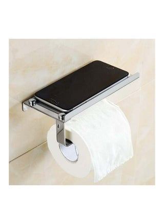 Silver stainless steel Shelf & Toilet Paper Holder - pzsku/Z36A57BDB5484632A2FDBZ/45/_/1736783874/b575e81a-5e4d-4ea0-b74c-779f33b1dde0