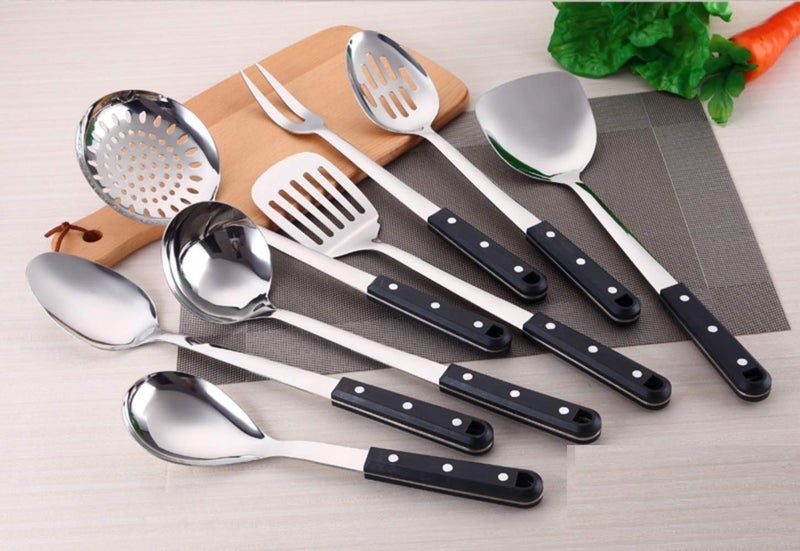 ONICORN 1Pcs Stainless Steel Slotted Skimmer with Nylon Handle Kitchen Tools Kitchen Supplies  - Image 2