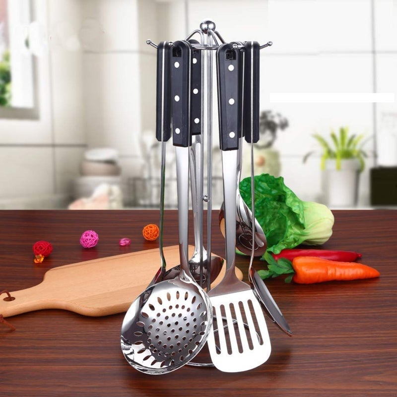 ONICORN 1Pcs Stainless Steel Slotted Skimmer with Nylon Handle Kitchen Tools Kitchen Supplies  - Image 3
