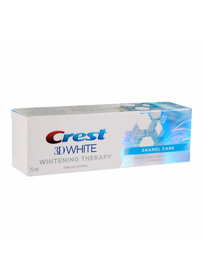 Crest 3D White Whitening Therapy Toothpaste - Enemal Care 75ml  - Image 1