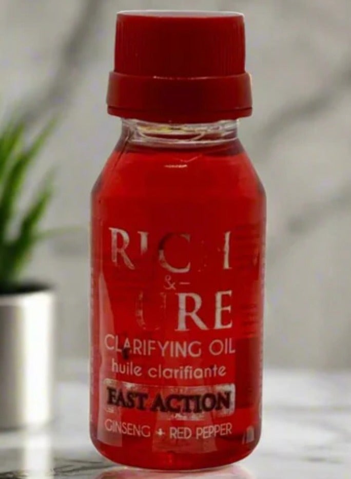 Rich & Pure Clarifying Oil Fast Action With Ginseng And Red Pepper 60 ml