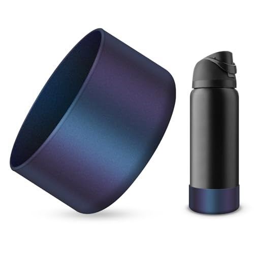 BKBY Chameleon Silicone Water Bottle Boot, Compatible with Owala 24oz 32oz 40oz, Gradient Matte Luster Cup Sleeve Bottom Cover for FreeSip, Twist, or Flip Stainless Steel Water Bottles - Image 1