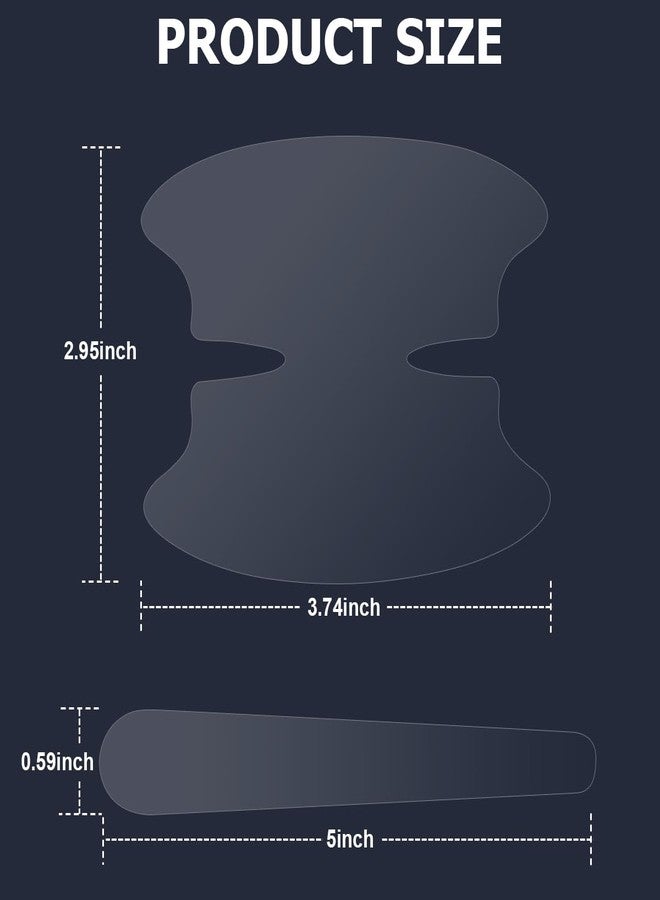Bittwee 8 PCS Car Door Handle Sticker, Anti-Scratch Car Door Bowl Sticker Protection, Auto Door Cup Protective Sticker, Soft & Comfortable Car Interior Accessories for Most Vehicle（Transparent） - Image 2