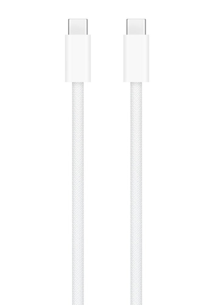 كابل شحن USB-C بقوة 60 وات (1 متر) أبيض لون أبيض MM093ZM/A - Image 3