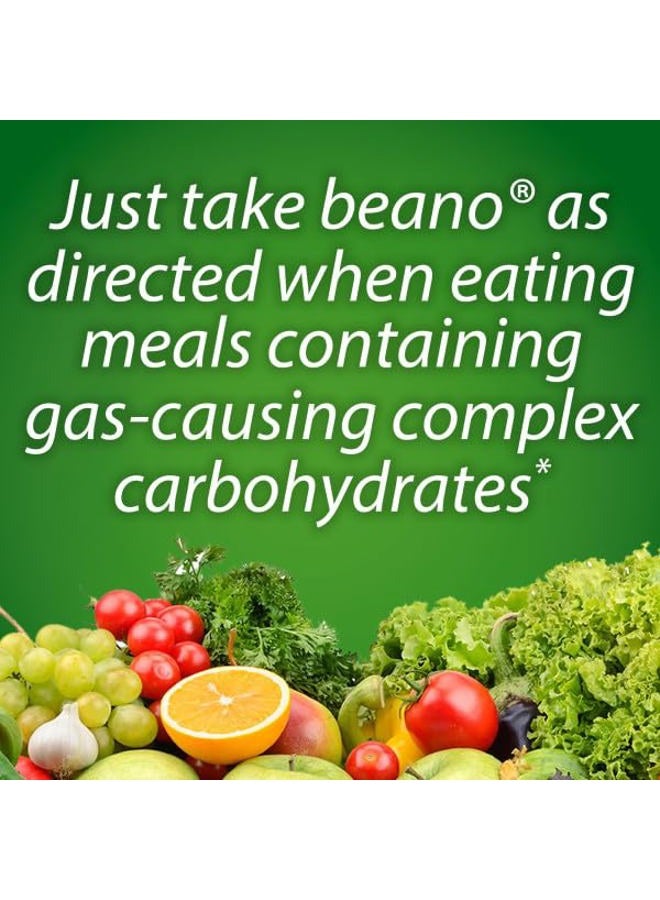 Beano "Extra Strength Supplement, Prevention Of Gases And Digestive Enzymes, 30 Count (Pack Of 5) - Image 3