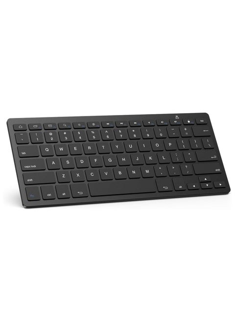 OMOTON Foldable Bluetooth Keyboard, Wireless Foldable Keyboard with Touchpad, Multi-Device and Rechargeable Keyboard for iPad, Android, Windows