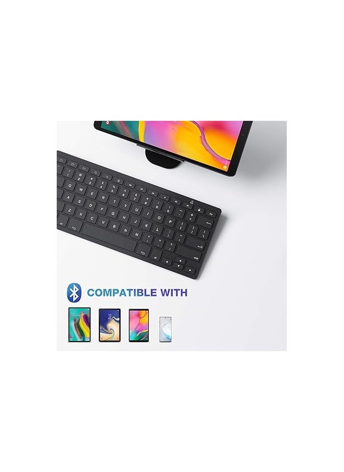 Omoton - OMOTON Foldable Bluetooth Keyboard, Wireless Foldable Keyboard with Touchpad, Multi-Device and Rechargeable Keyboard for iPad, Android, Windows - Image 1