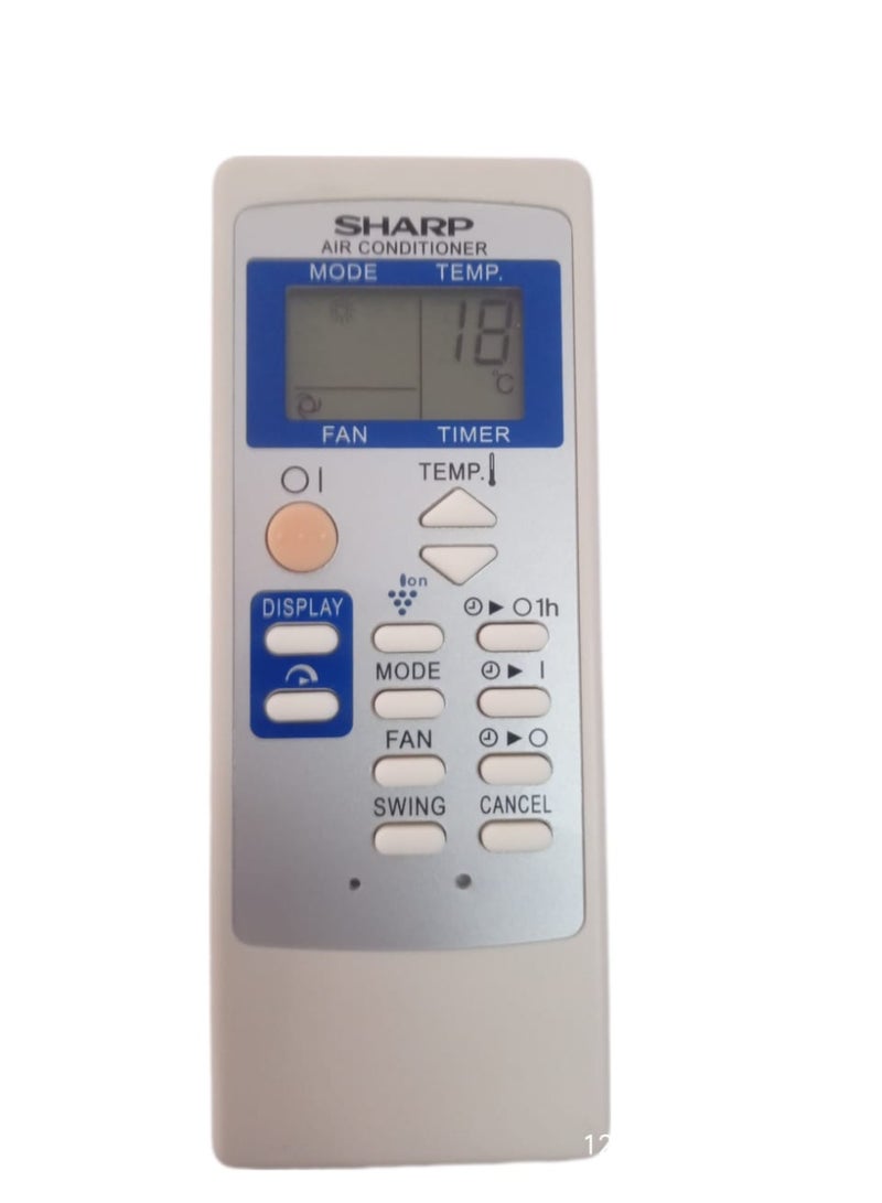 شارب Sharp Air Condition Remote Control with Plasma and Bright Screen - Image 2