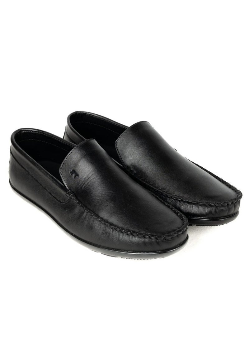 Odra NO101 Leather Loafer – Premium Real Leather – Black - Image 3