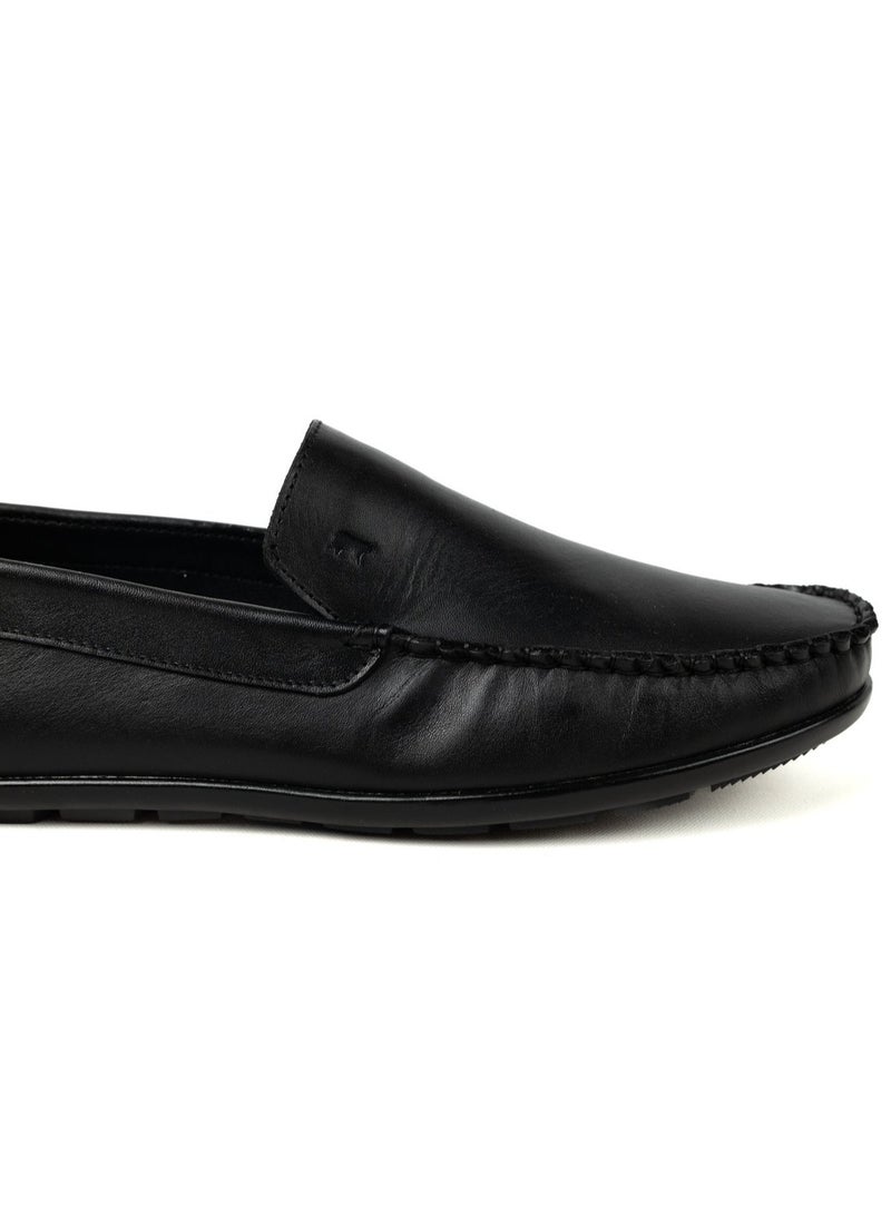 Odra NO101 Leather Loafer – Premium Real Leather – Black - Image 4
