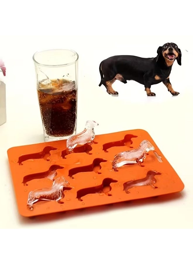 Goolsky Versatile Dachshund-Shaped Silicone Mold for Ice, Candy, and Chocolates - Perfect for Parties, Easy Cleanup, Kitchen Must-Have - Image 3