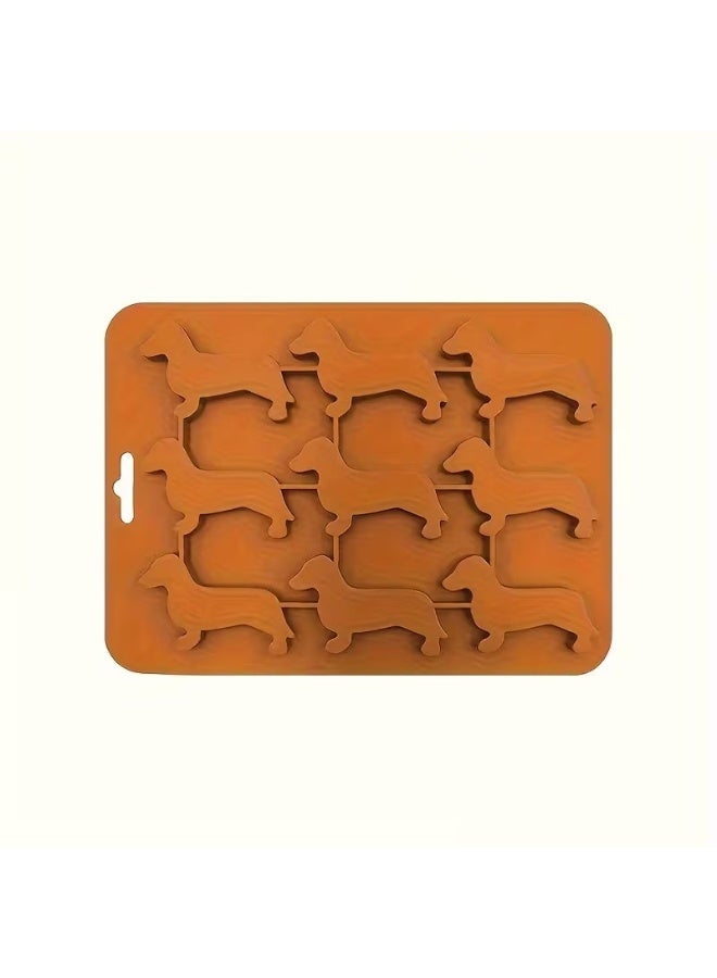 Goolsky Versatile Dachshund-Shaped Silicone Mold for Ice, Candy, and Chocolates - Perfect for Parties, Easy Cleanup, Kitchen Must-Have - Image 5