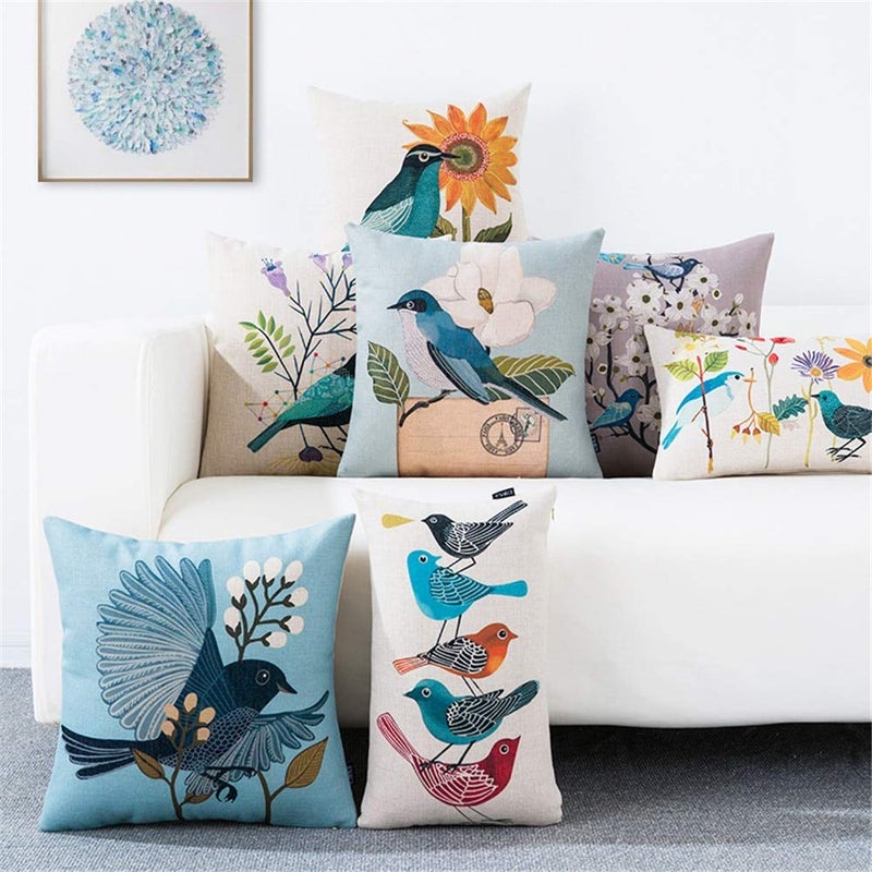 AEROHAVEN™ Decorative Throw Pillow/Cushion Covers (24 x 24 inch, Multicolour) - Set of 5 - Image 5