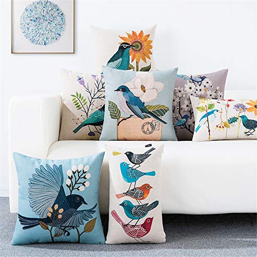 AEROHAVEN™ Decorative Throw Pillow/Cushion Covers (24 x 24 inch, Multicolour) - Set of 5 - Image 1