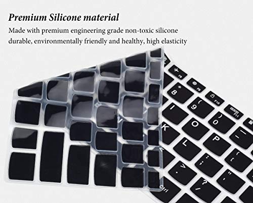 CASEDAO Keyboard Cover for Lenovo Yoga 7i 5i 2-in-1 14"/Flex 5 14" 2-in-1 Laptop/Flex 5 14"/ Idepad S540 14/ThinkBook 14 Gen 2,Keyboard Protector Skin for Lenovo Ideapad 5 14"-Black - Image 4