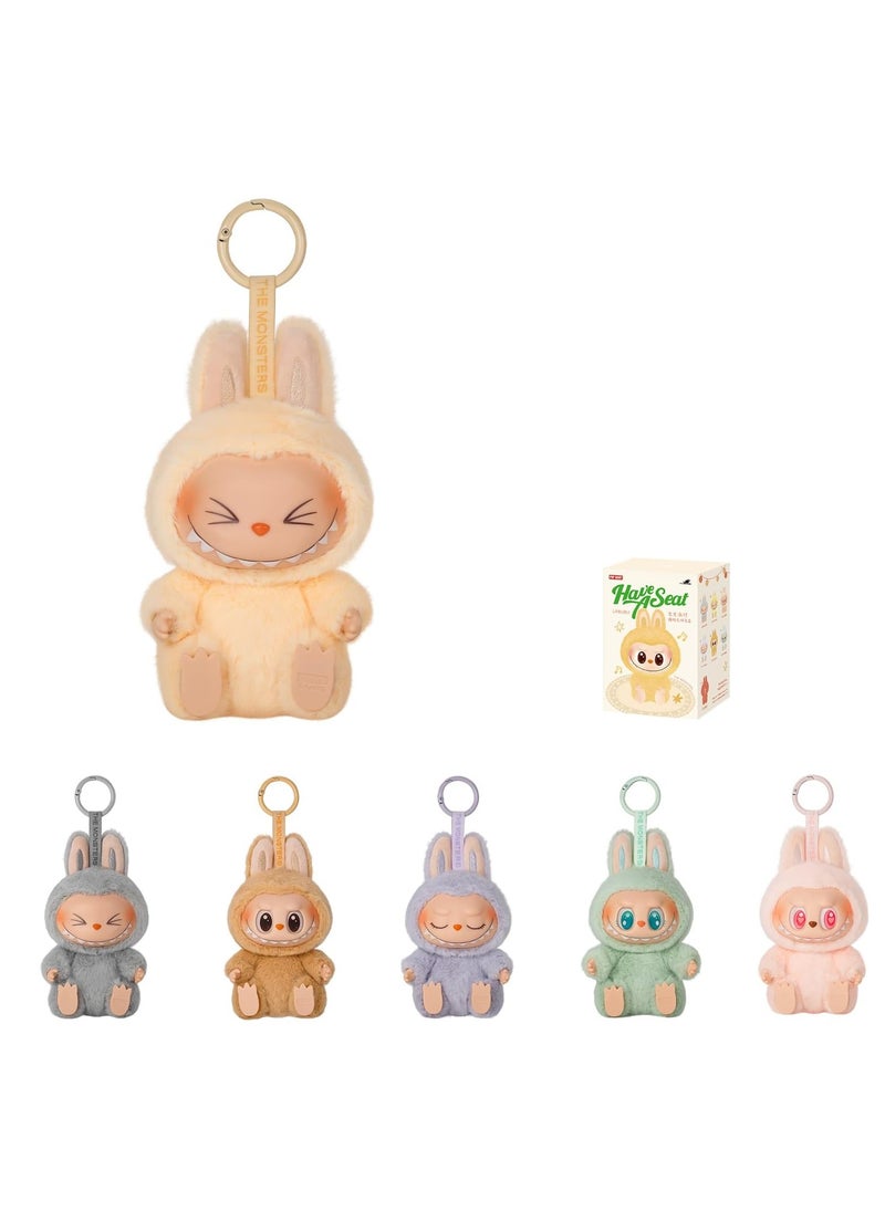 LABUBU Labubu Have A Seat' Blind Box – Surprise Collectible Art Toy Figure, Unique Seating-Themed Designer Vinyl, Rare Secret Edition Chance, High-Quality PVC/ABS, Perfect Gift for Collectors & Fans (Ages 15+)"  - Image 1