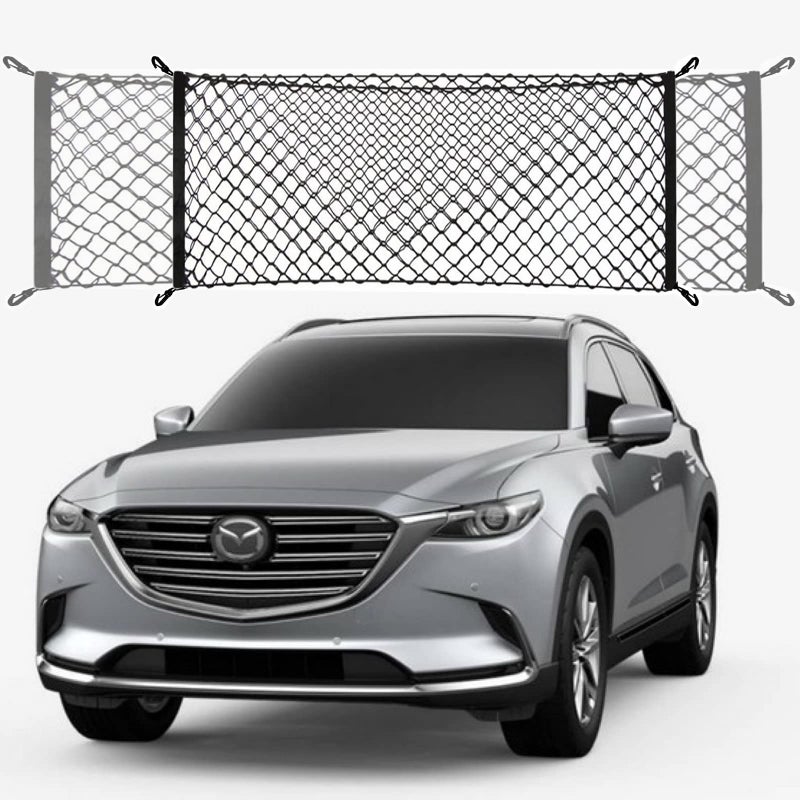 شبكة حمولة صندوقية لسيارة مازدا CX9 CX9 الجديدة 2025 2024 2023 2022 2021 2020 2019 2018 2017 2016 2015 2014 2013 2012 2011 2010 2009 2008 2007 من النايلون خلفية للسيارة