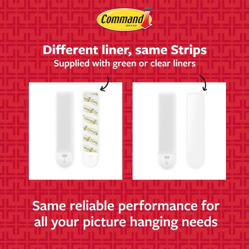 Command 15 lb Large Picture Hanging Strips 14 Pairs (28 Command Strips), Damage-Free Hanging Picture Hangers, No Tools Wall Hanger for Home Decor, White Adhesive - Image 5