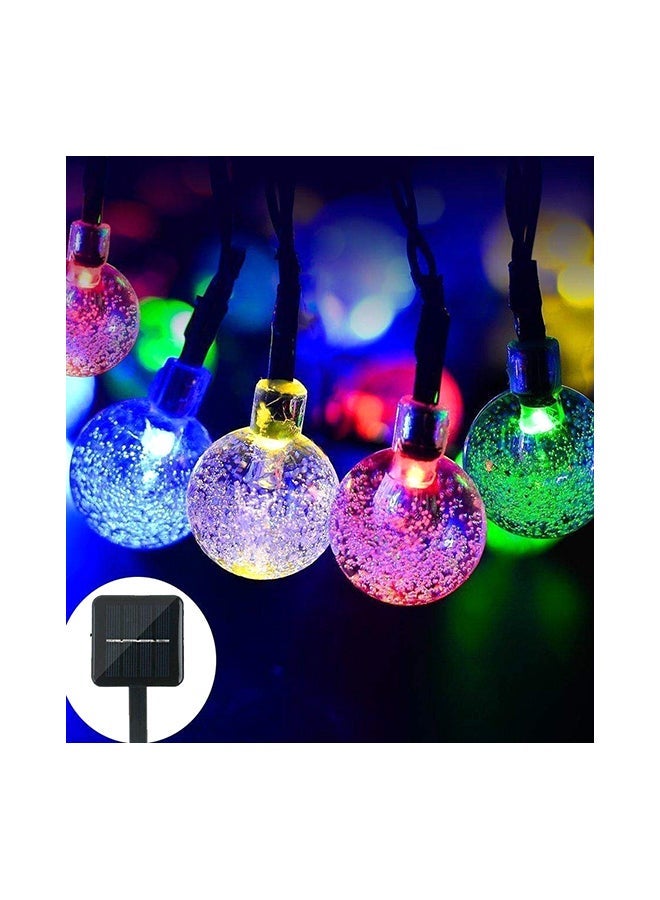 Led Solar Powered String Fairy Bubble Shaped Lights Multicolour 1.3x2.2x1.5inch - Image 2