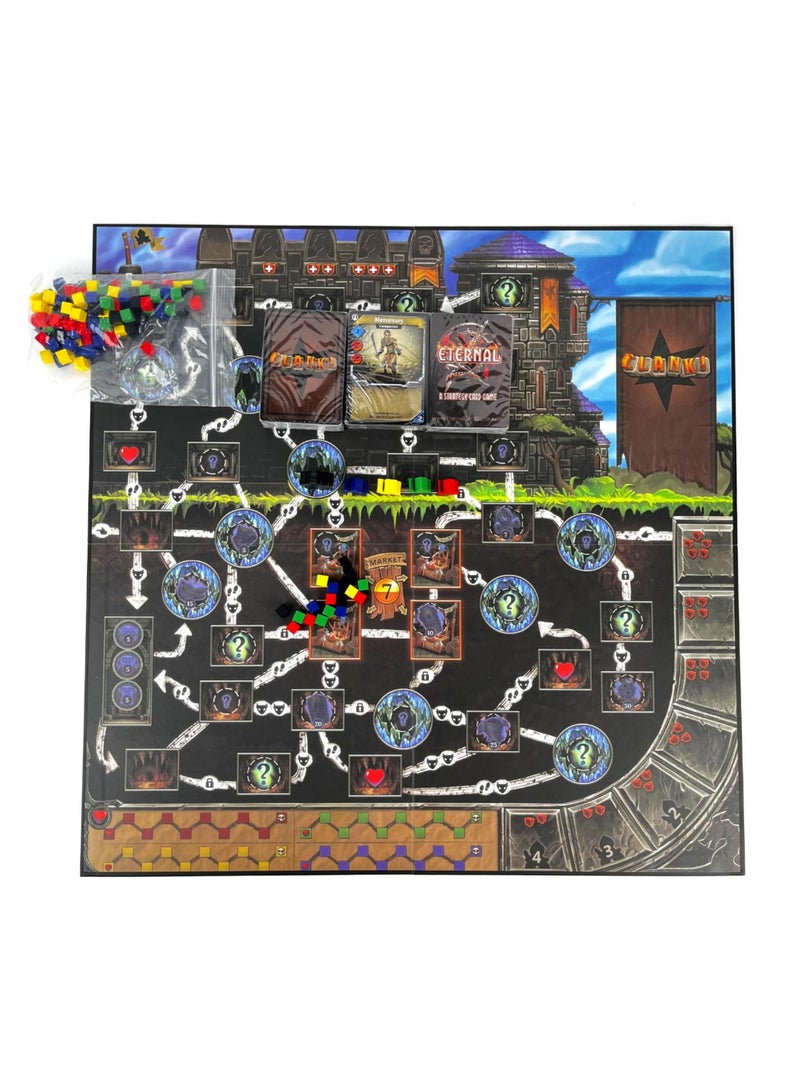 general CLANK! Dragon's Lair Treasure Hunt / Echoes in Space / Catacombs English version of the mystery board game, strategy adventure game for families and friends! - Image 4