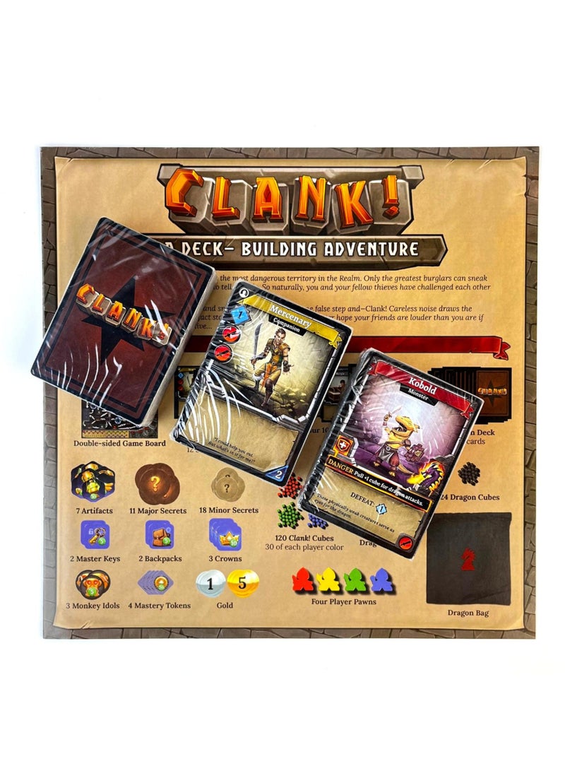 general CLANK! Dragon's Lair Treasure Hunt / Echoes in Space / Catacombs English version of the mystery board game, strategy adventure game for families and friends! - Image 5