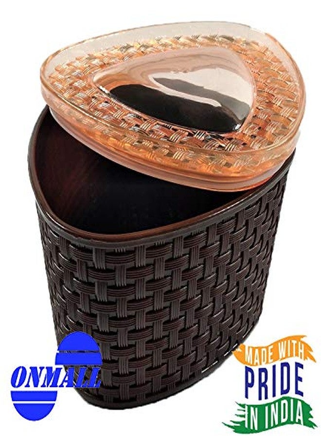 Onmall Kitchen Storage Item- Plastic Air Tight 2 X Food Containers with Lids- Multipurpose Box for Dry Fruit/Aachar Pickle/Mukhwas/Chatniey/Dining Spice Stand/Masala Box(Assorted) - Image 5