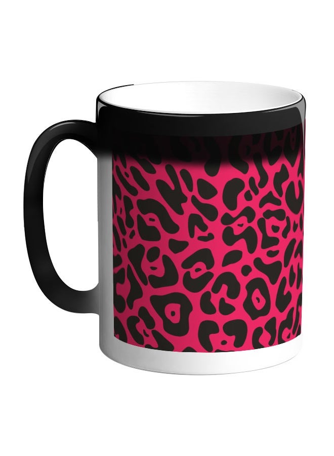 Art Printed Colour Changing Coffee Mug Black 11ounce