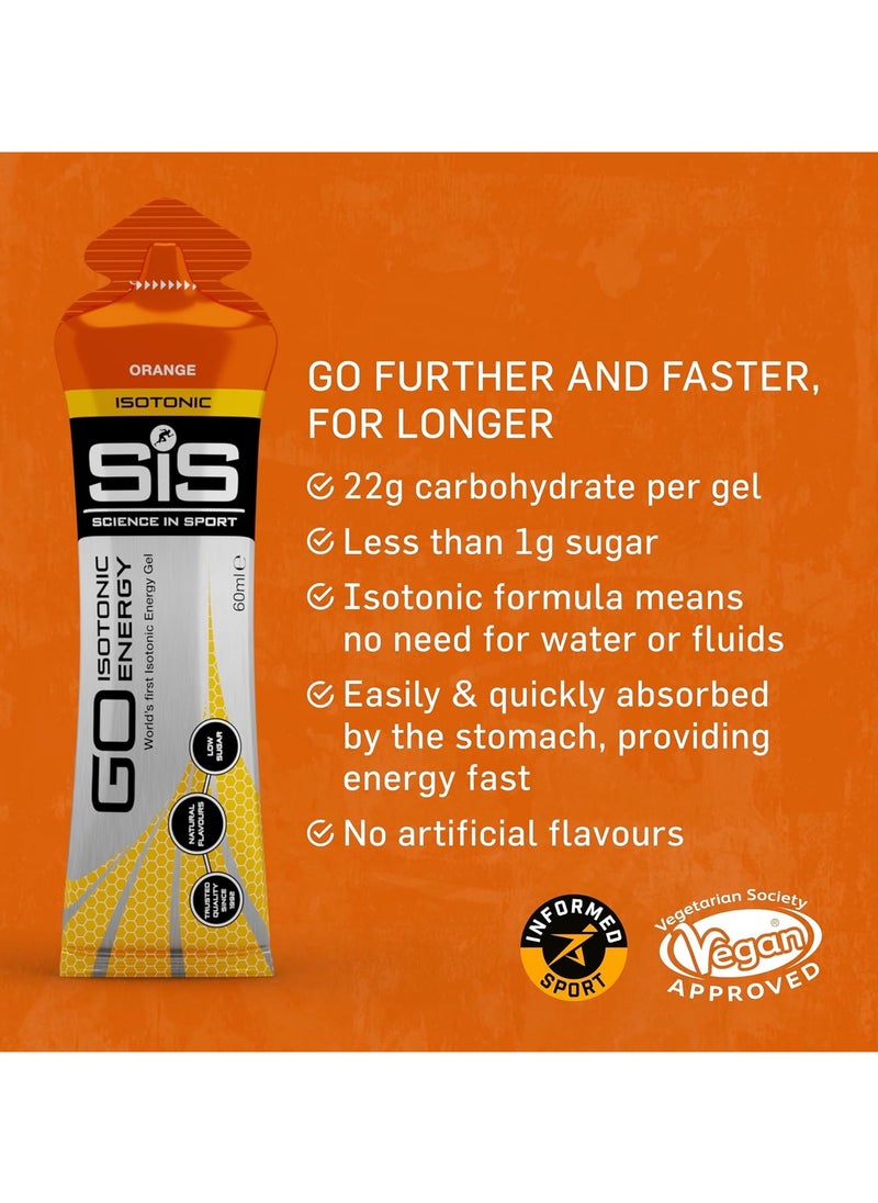 SIS Science In Sport-Go Isotonic Energy Gel Mixed Pack 35 X 60ML  - Image 3