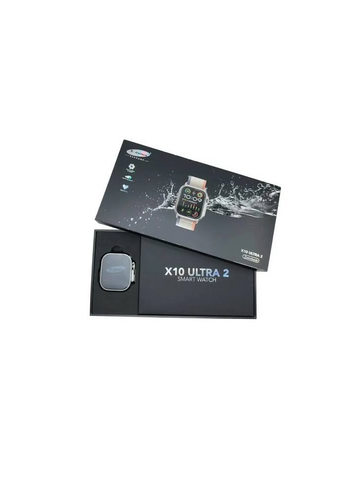إكس إينوفا - ساعة x-inova X10 ultra 2 افضل ساعة رياضية  اللون اسود تأتي ب 2 استيك مقاومة للماء والغبار بطارية قوية جدا إشعارات المكالمات والرسائل التحكم في الموسيقى البحث عن الهاتف التحكم عن بعد بالكاميرا منبه متوافقة مع أجهزة Android 5.0 أو iOS 10 - Image 1