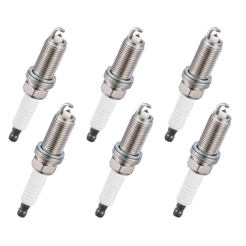BDFHYK 6858 Iridium Spark Plugs Compatible with Lexus 2006-2017 GS300 GS350 GS350 GS450h IS F IS250 IS300 IS350 RC300 RC350 2.5L 3.0L 3.5L V6 Set of 6 - Image 1